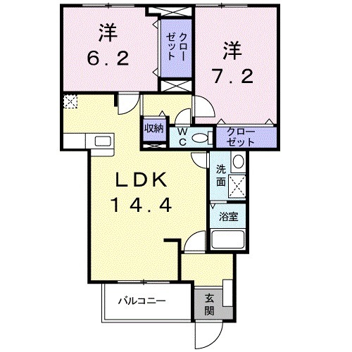 フィオーレの間取り