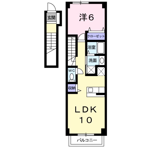 ウエスト・ブルックの間取り