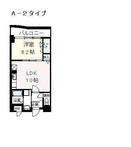 ラポール西大島 ウエストの間取り