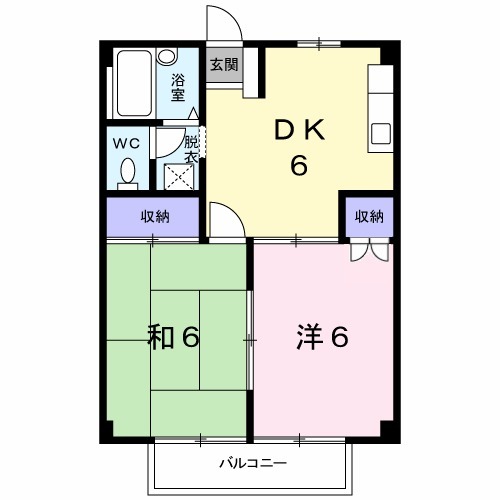 シティハイツウサミの間取り