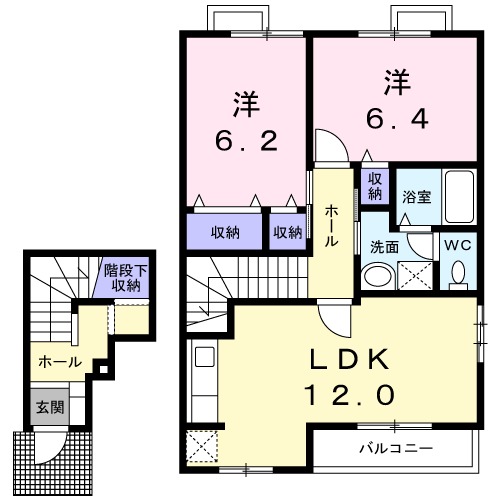 カメリアBの間取り