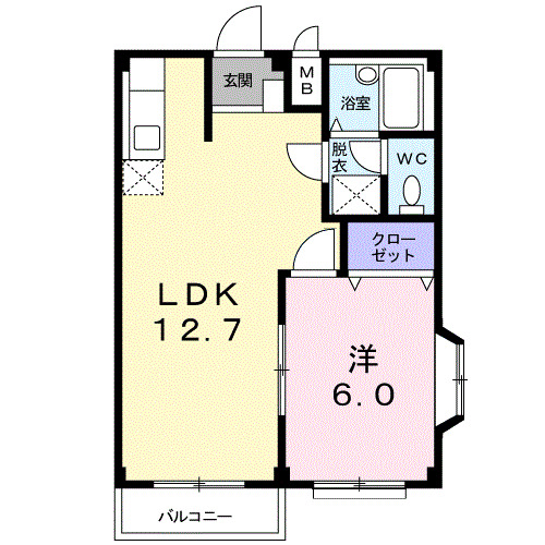 WHピュアハイツの間取り
