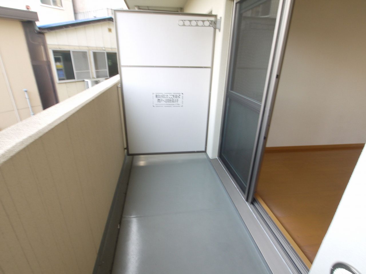 12/24 バルコニー