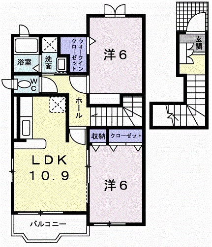 シャトン ブリエの間取り