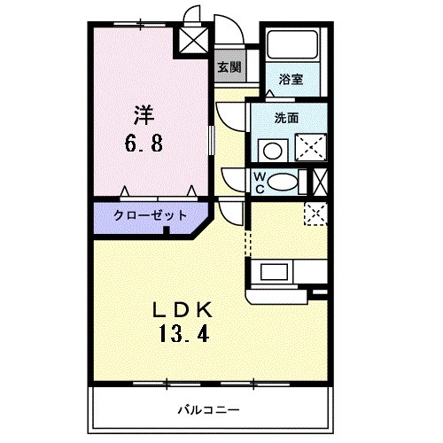 メゾン・アルカンシエルの間取り