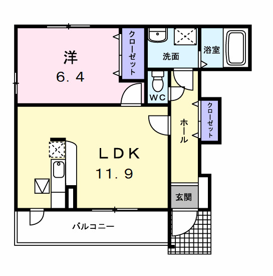 メゾン オリンピアの間取り