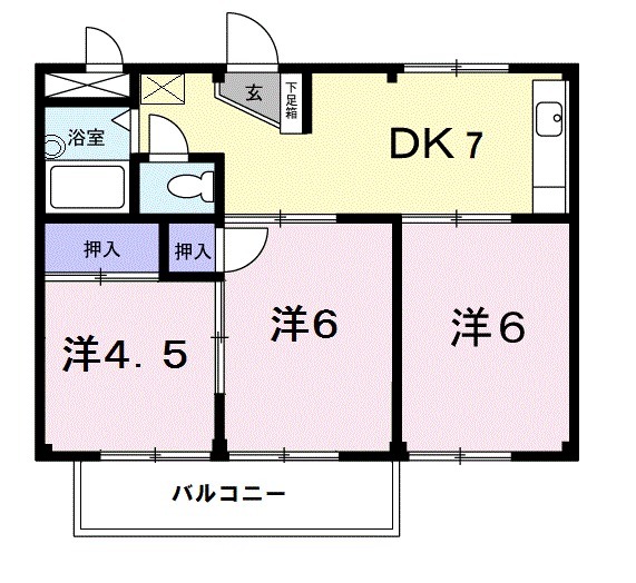 スターハイツBの間取り