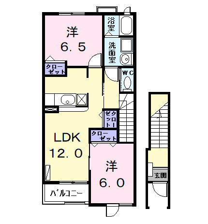 A・ラージュの間取り