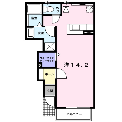 クレメントの間取り