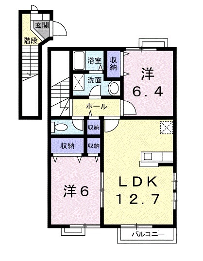 アルコバレーノBの間取り