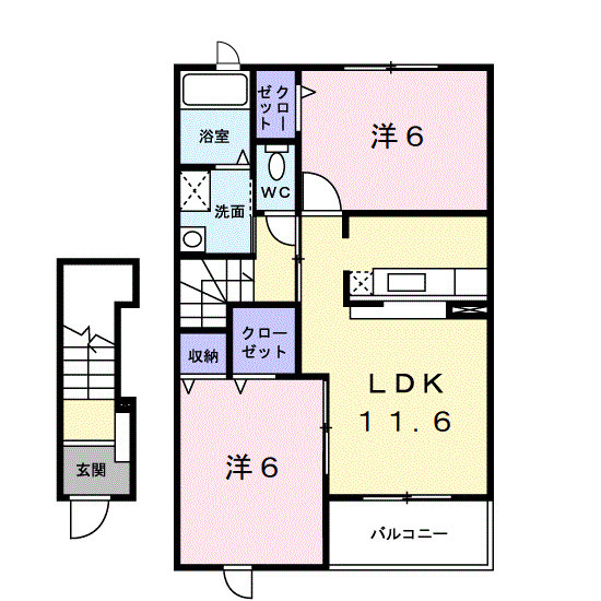 楠の木館の間取り