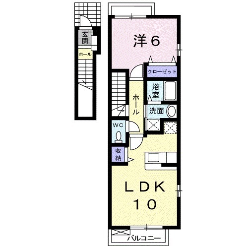 メゾン ド フランBの間取り
