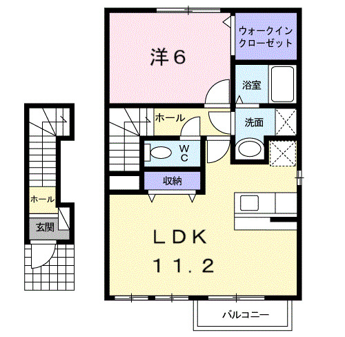 リバーサイドⅡの間取り