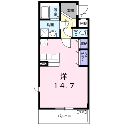 サン・アムールの間取り
