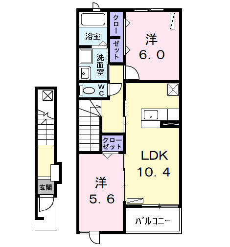 アベリアの間取り
