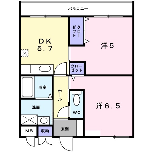 ルーミナス桂の間取り