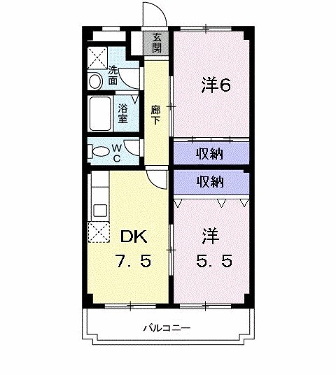 クリスタルパレスの間取り