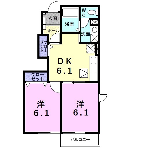 オークガーデンの間取り