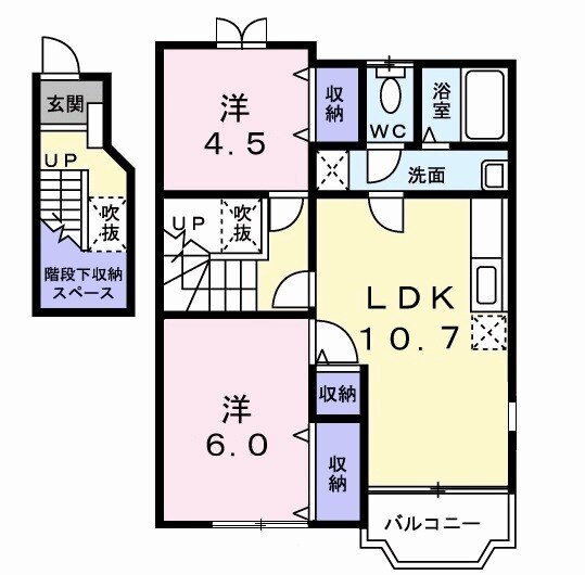 シュトローム・ティーの間取り