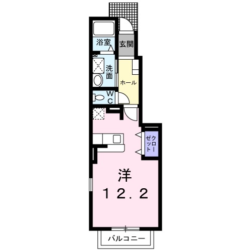 グリーンヒルズ大澤Cの間取り