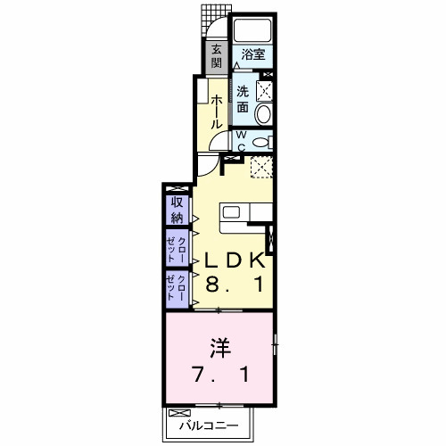 アルドール・Kの間取り