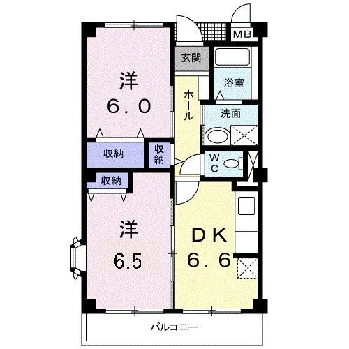 ポポラーレの間取り