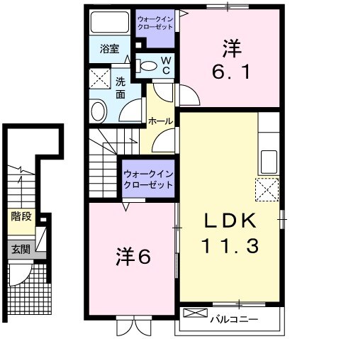 フェリス・イーの間取り