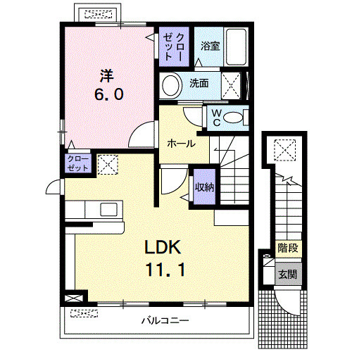 カサ・デル・ソルCの間取り