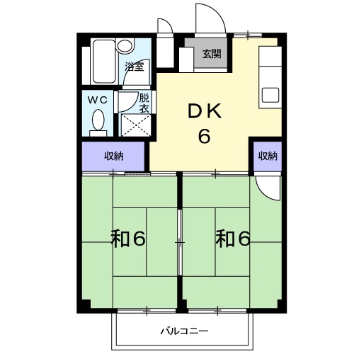 コーポ坪井の間取り