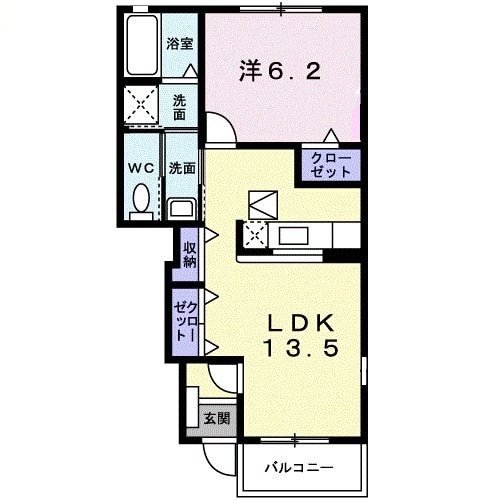 グリーンティアラⅠの間取り