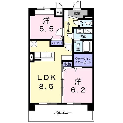イースト エクランの間取り
