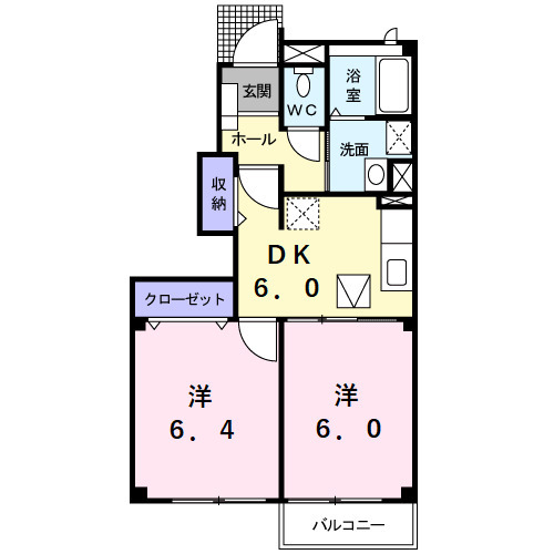 プリムローズBの間取り