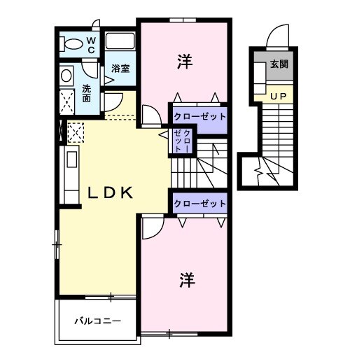 スイート・ヒルズの間取り