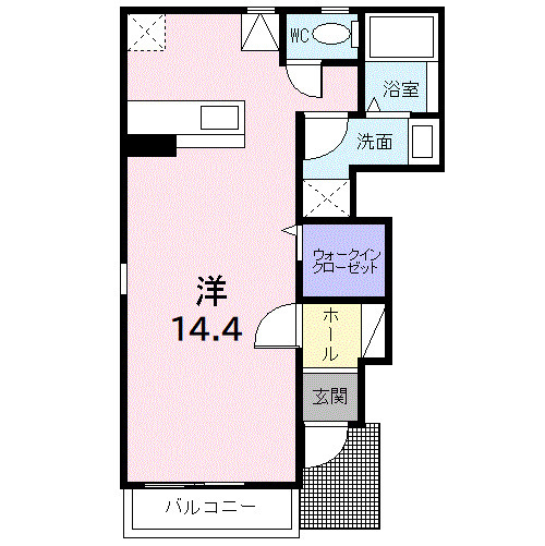 アンソレイエの間取り