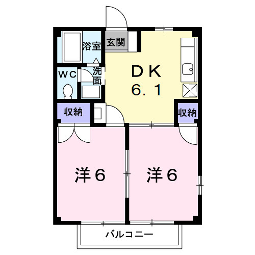 ファミールときわの間取り