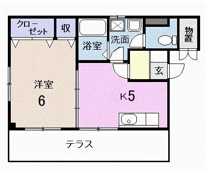 シャルマンハウスの間取り