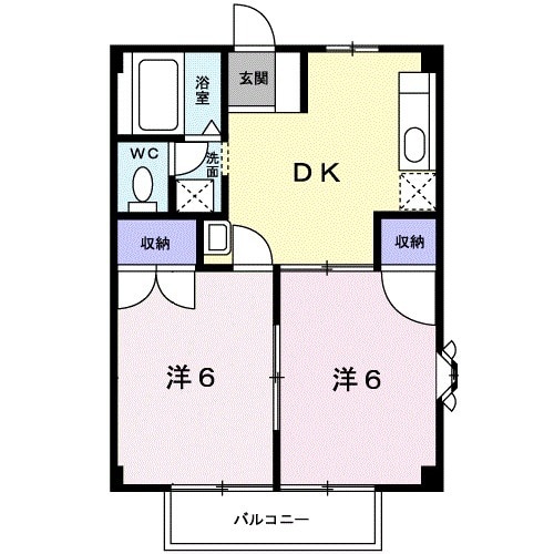 リバーサイドJUNⅡの間取り