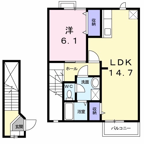 プロムナードの間取り