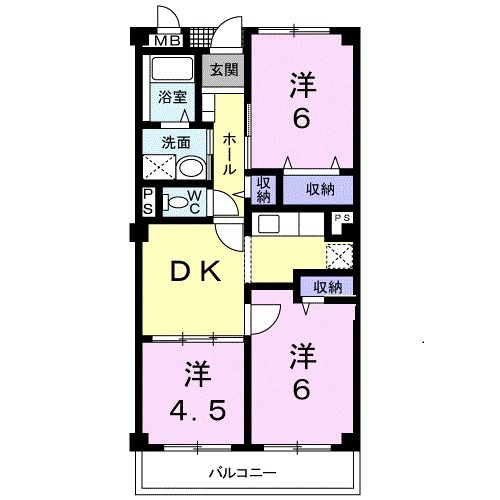 ルミエール・ド・ソレイユの間取り