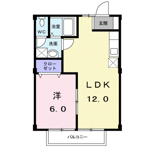 グランシャリオBの間取り