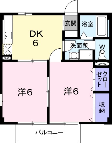エトワールイズミの間取り