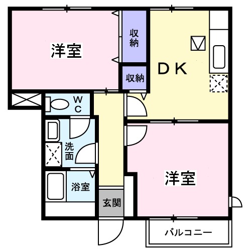 アムール市川の間取り