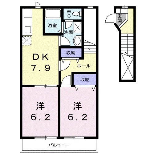 ル-ラルタウンAの間取り