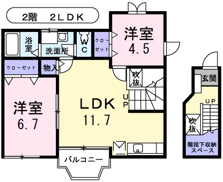 ラッフィナートの間取り