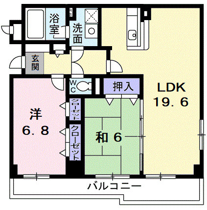 ベルヴェデーレ調布の間取り
