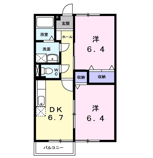 椿山荘の間取り
