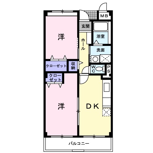 ベルラン88の間取り