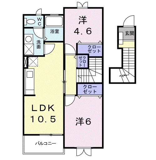 フィールド　ヒルの間取り