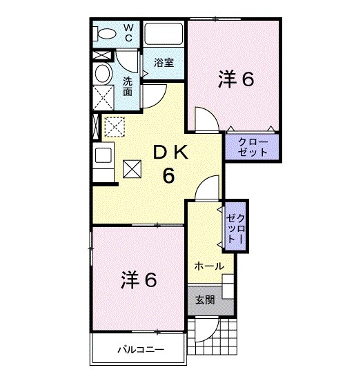 パルテール池田の間取り