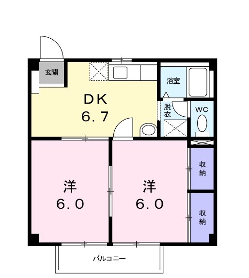 ニューシティ池之端の間取り